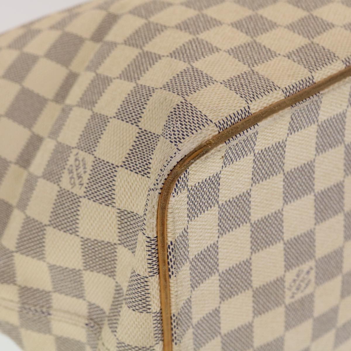 LOUIS VUITTON Damier Azur Saleya MM Tote Bag N51185 LV am4496