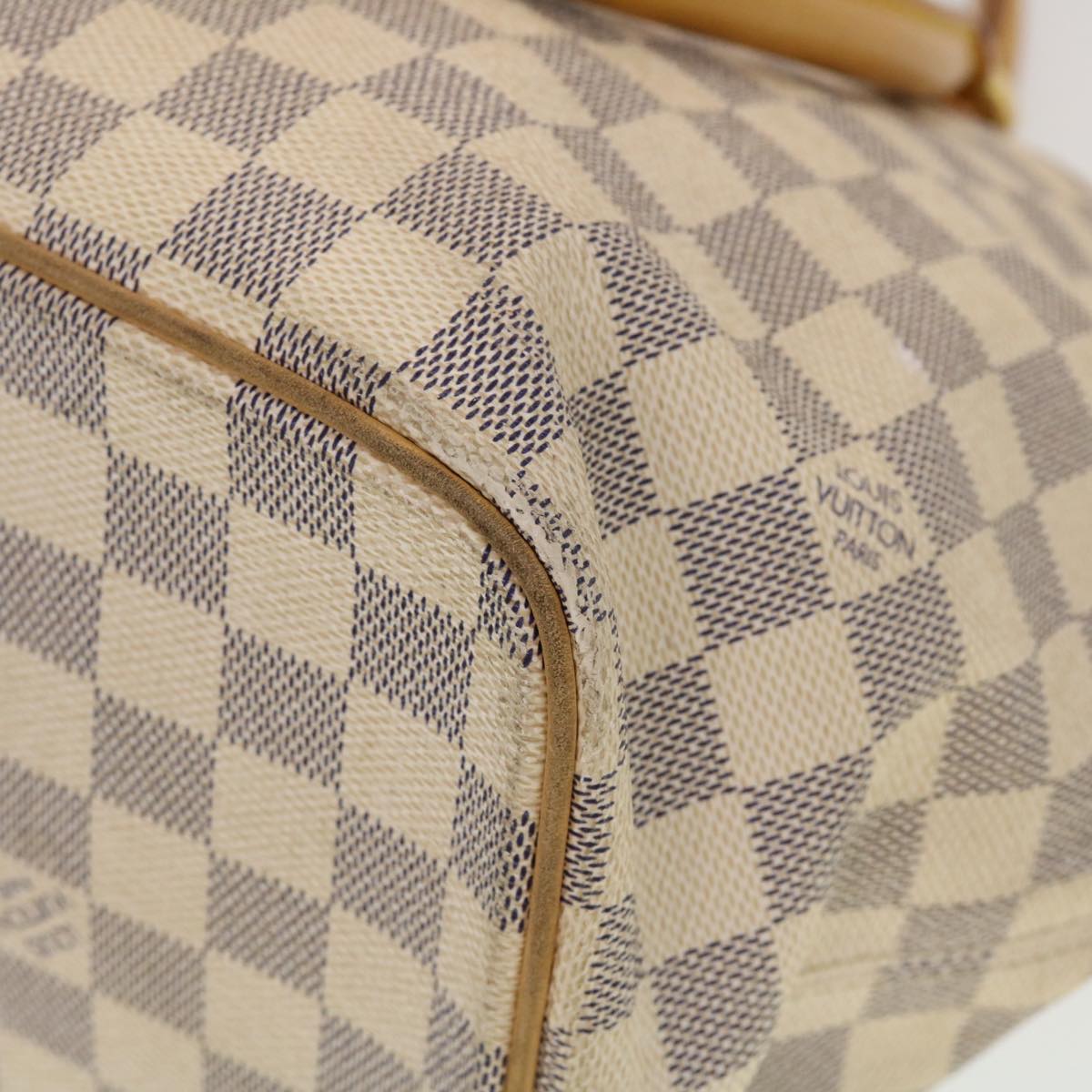LOUIS VUITTON Damier Azur Saleya MM Tote Bag N51185 LV am4496