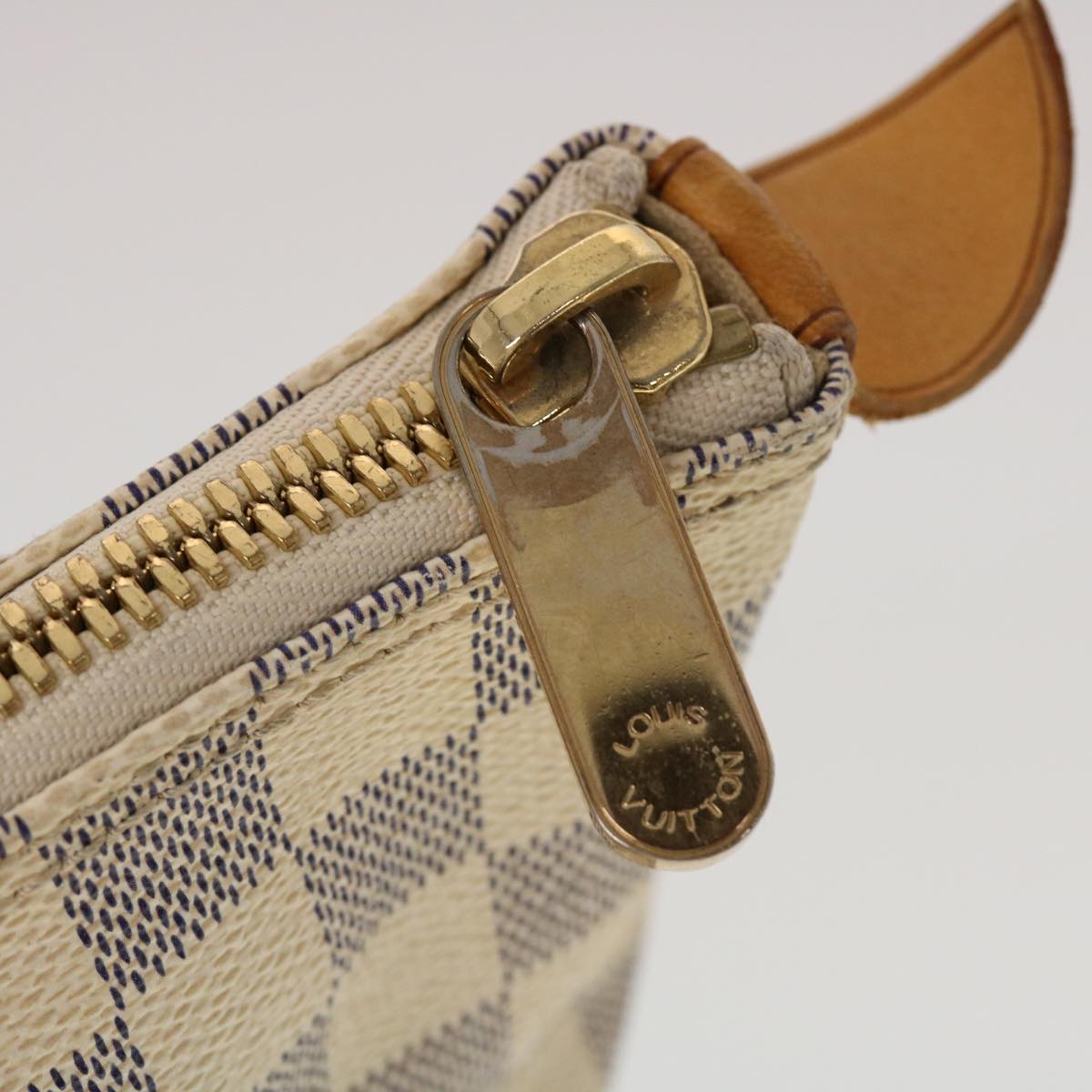 LOUIS VUITTON Damier Azur Saleya MM Tote Bag N51185 LV am4496