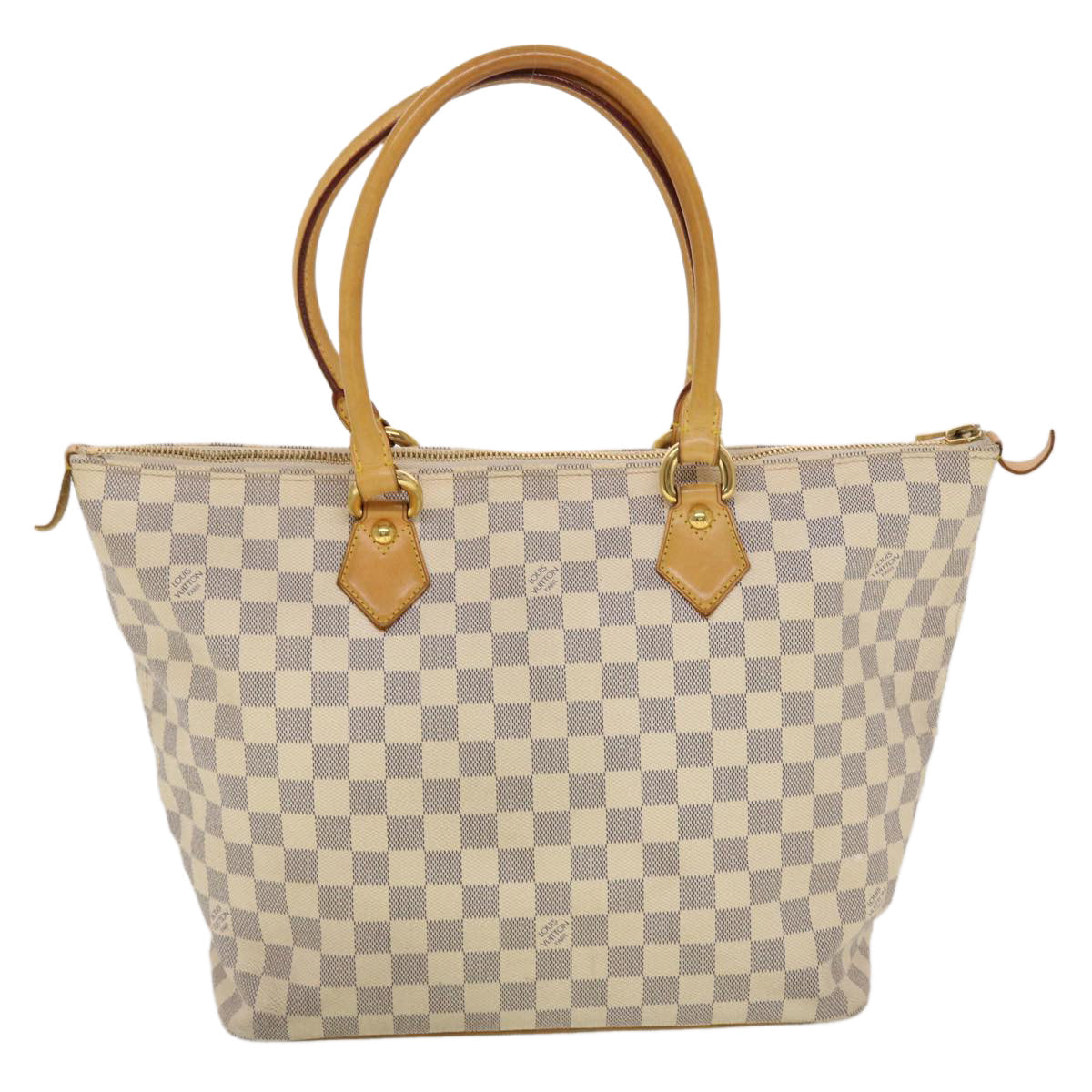 LOUIS VUITTON Damier Azur Saleya MM Tote Bag N51185 LV am4496