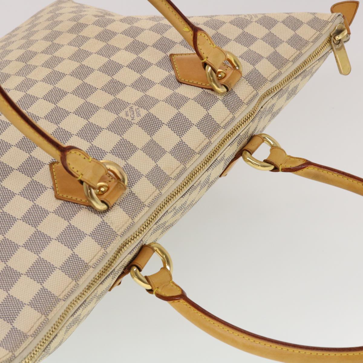 LOUIS VUITTON Damier Azur Saleya MM Tote Bag N51185 LV am4496