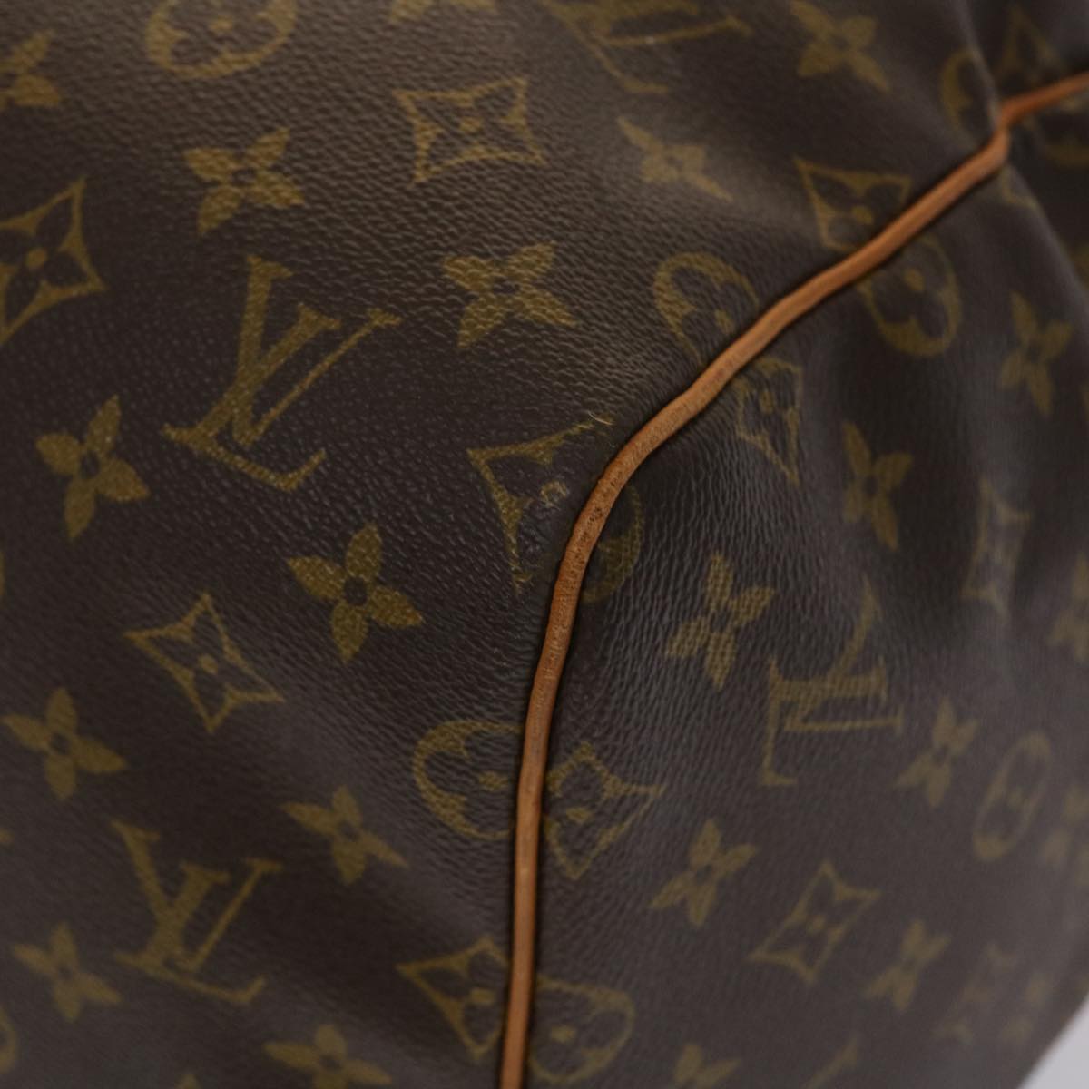 LOUIS VUITTON Monogram Keepall 55 Boston Bag M41424 LV am4531