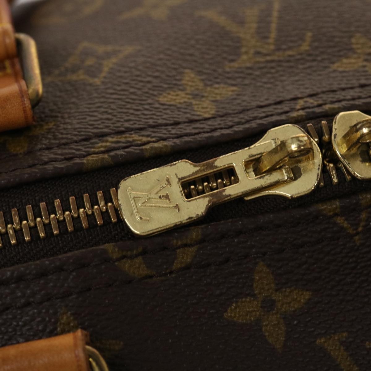 LOUIS VUITTON Monogram Keepall 55 Boston Bag M41424 LV am4531