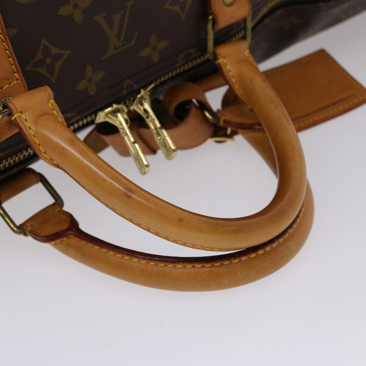 LOUIS VUITTON Monogram Keepall 55 Boston Bag M41424 LV am4531