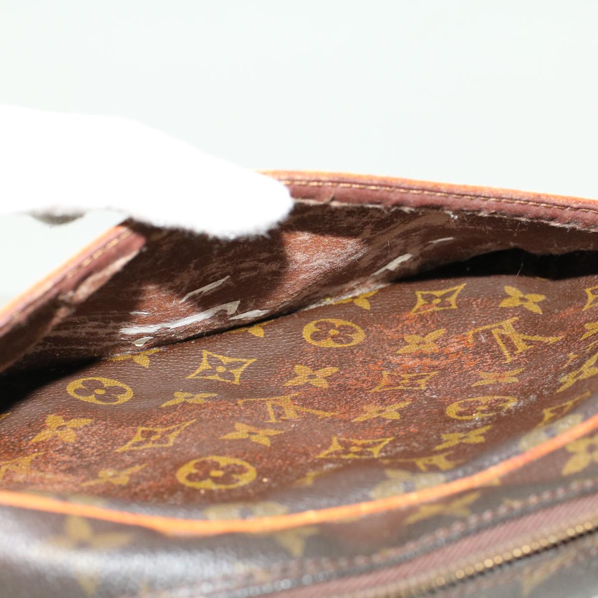 LOUIS VUITTON Monogram Compiegne 28 Clutch Bag M51845 LV am4547