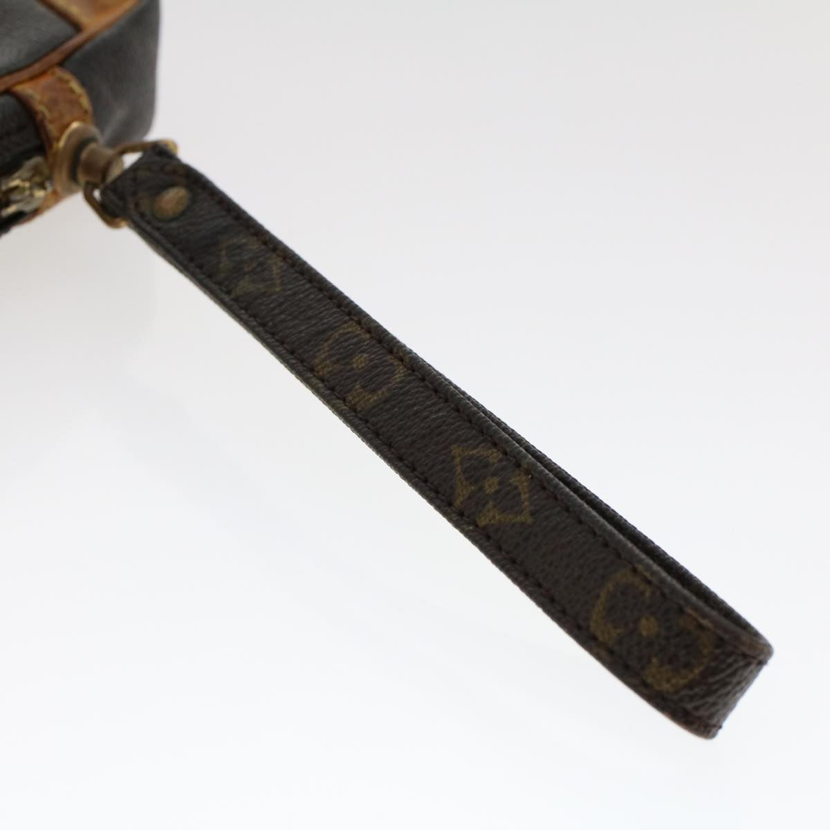 LOUIS VUITTON Monogram Marly Dragonne PM Clutch Bag M51827 LV am4548