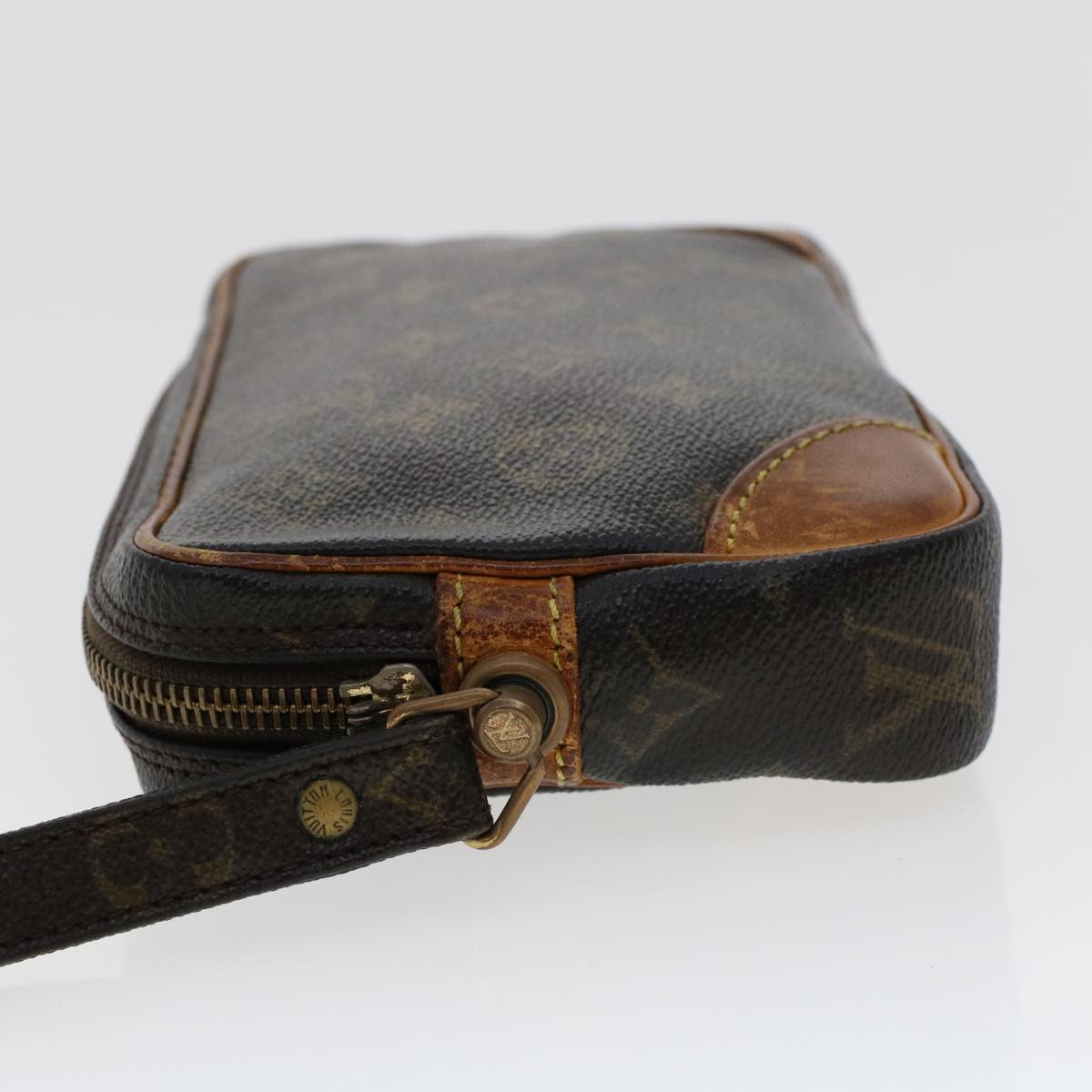 LOUIS VUITTON Monogram Marly Dragonne PM Clutch Bag M51827 LV am4548