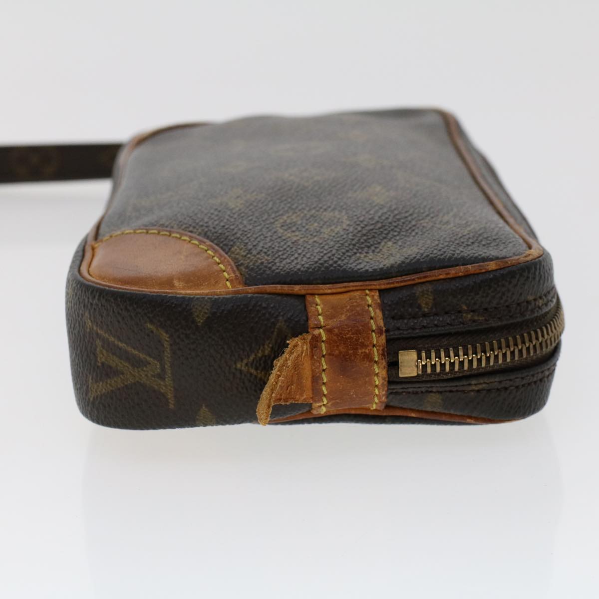 LOUIS VUITTON Monogram Marly Dragonne PM Clutch Bag M51827 LV am4548