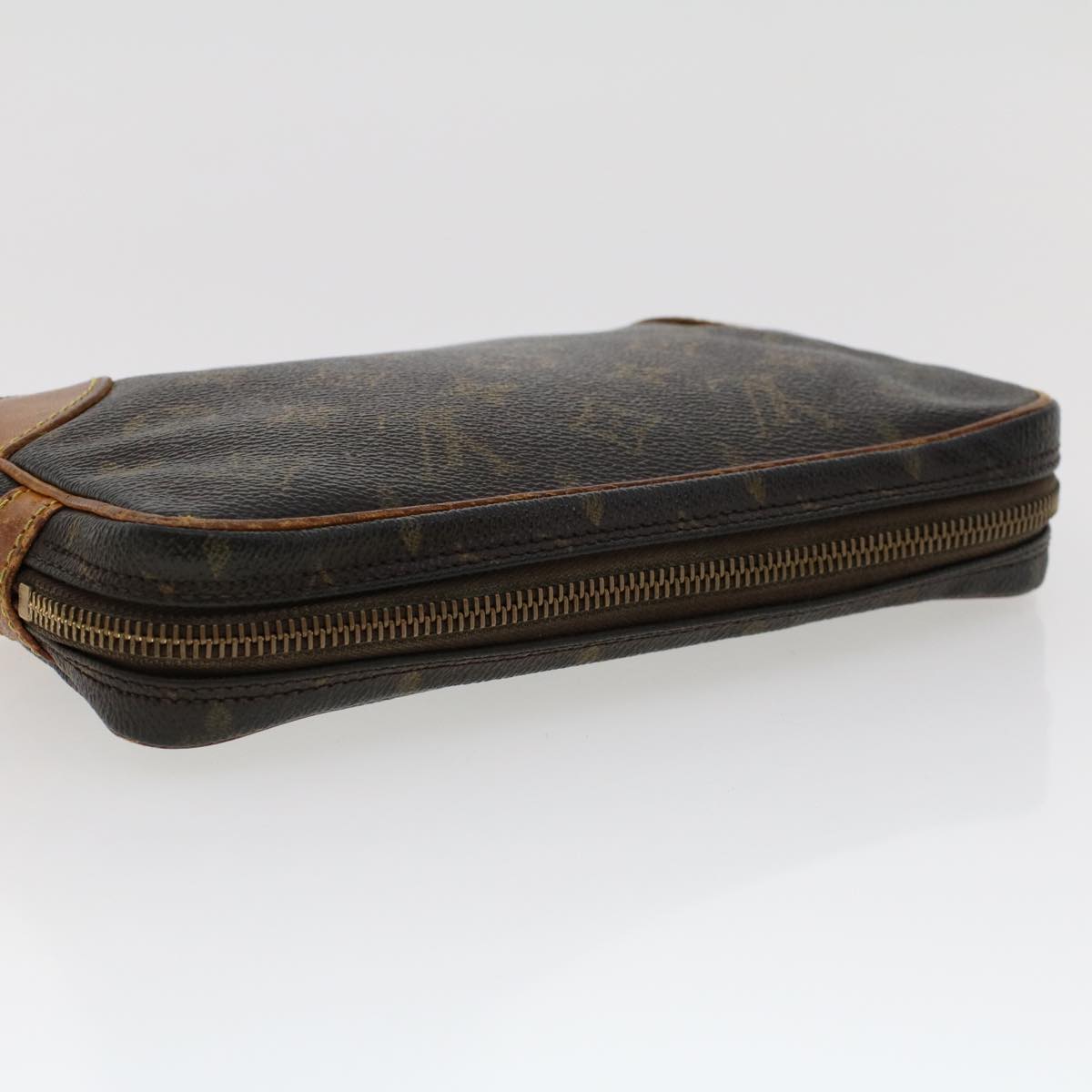 LOUIS VUITTON Monogram Marly Dragonne PM Clutch Bag M51827 LV am4548