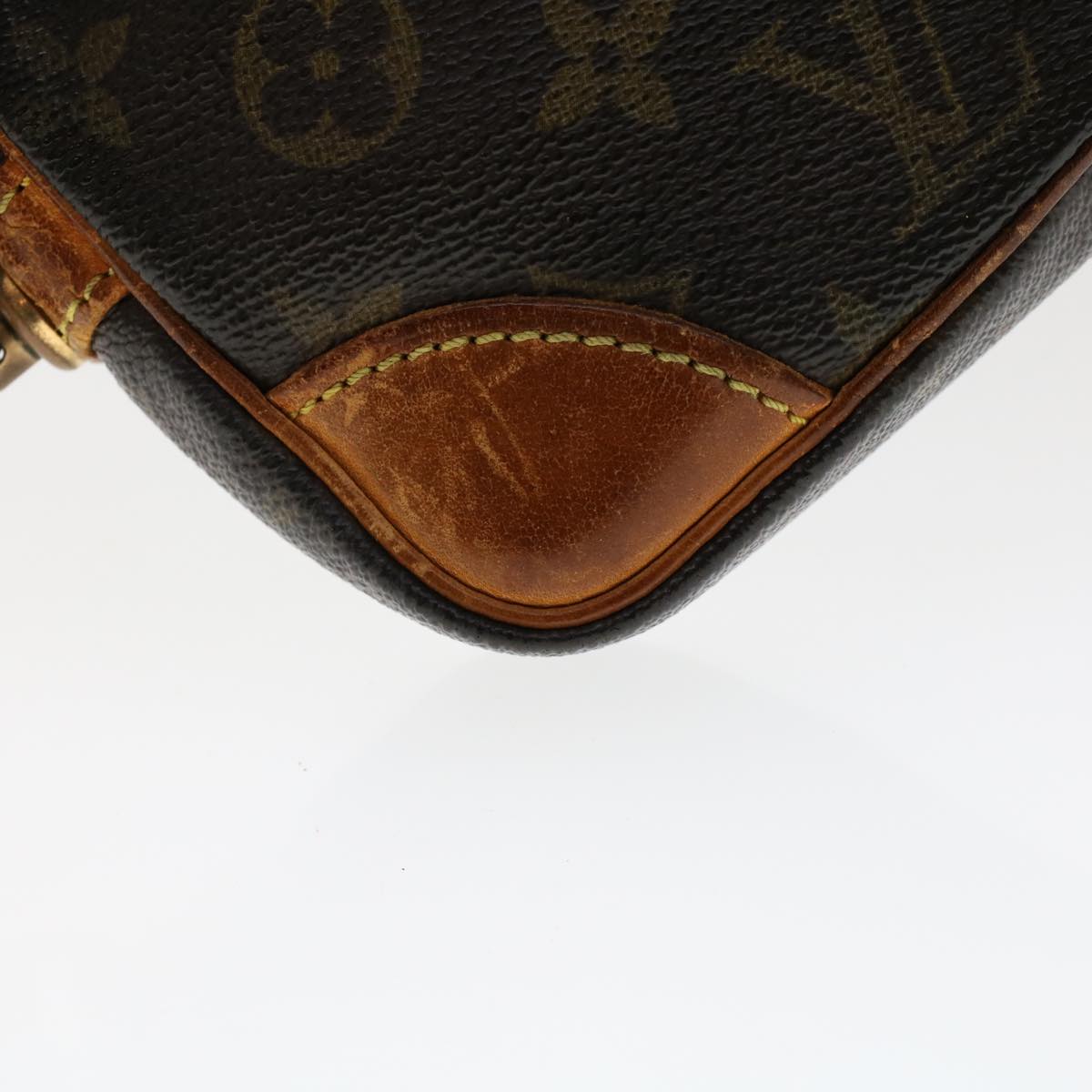 LOUIS VUITTON Monogram Marly Dragonne PM Clutch Bag M51827 LV am4548
