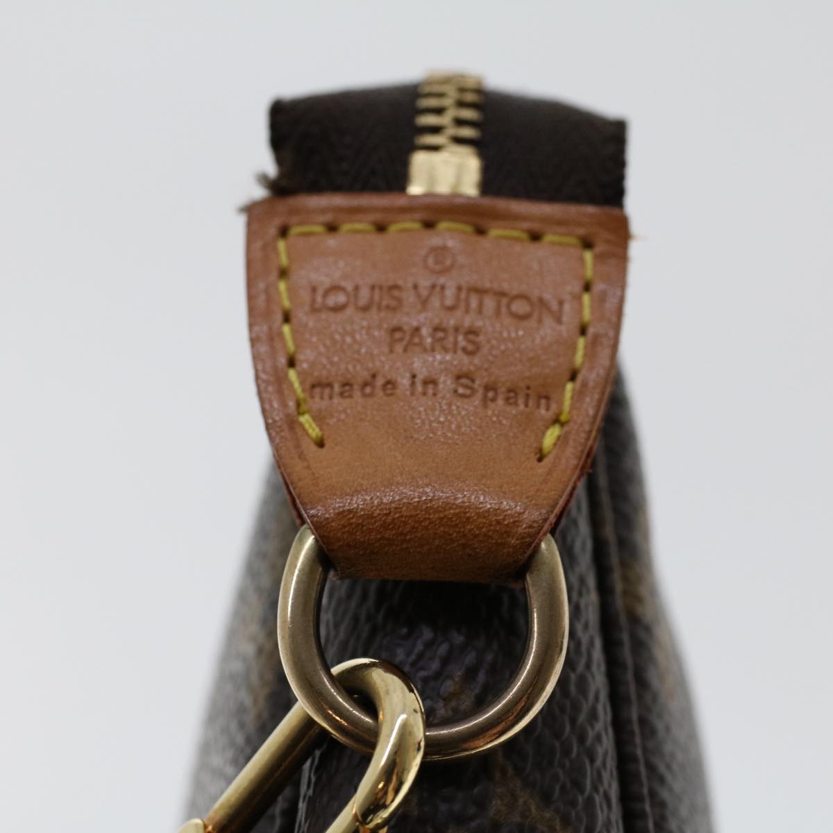 LOUIS VUITTON Monogram Pochette Accessoires Pouch M51980 LV am4558