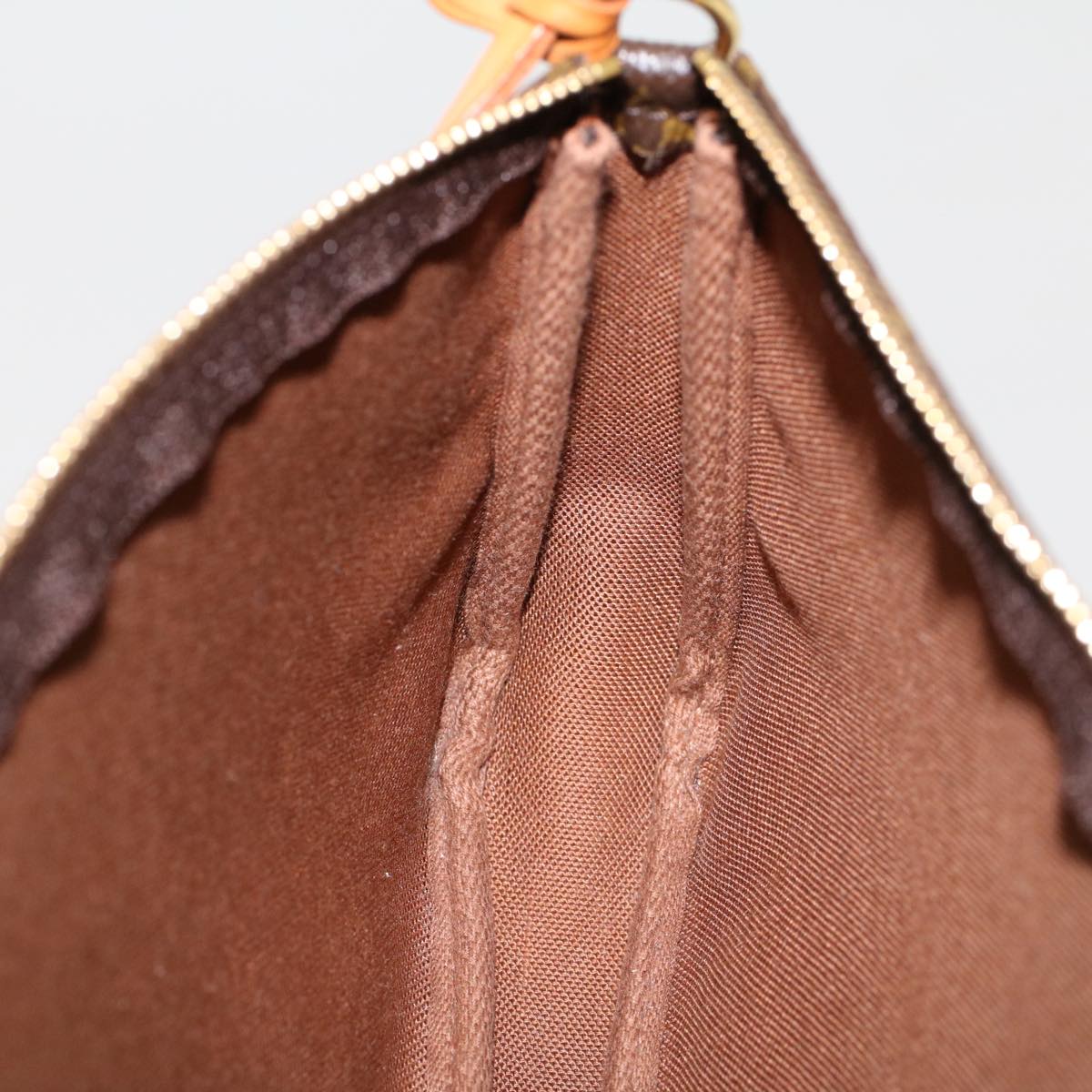 LOUIS VUITTON Monogram Pochette Accessoires Pouch M51980 LV am4558