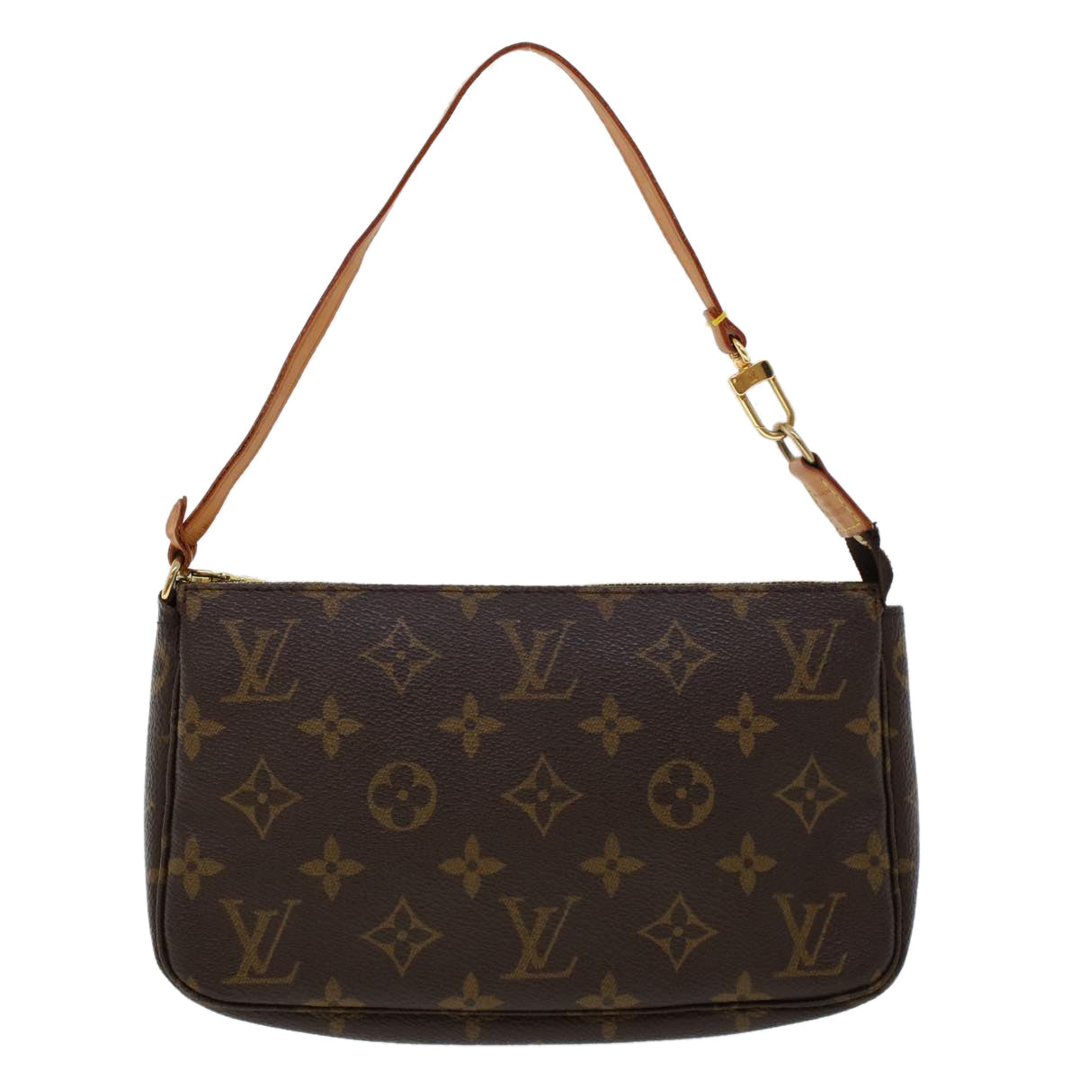 LOUIS VUITTON Monogram Pochette Accessoires Pouch M51980 LV am4558