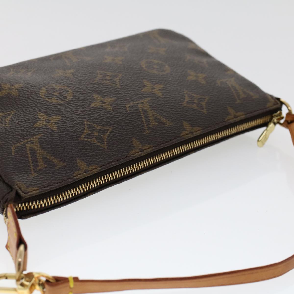 LOUIS VUITTON Monogram Pochette Accessoires Pouch M51980 LV am4558