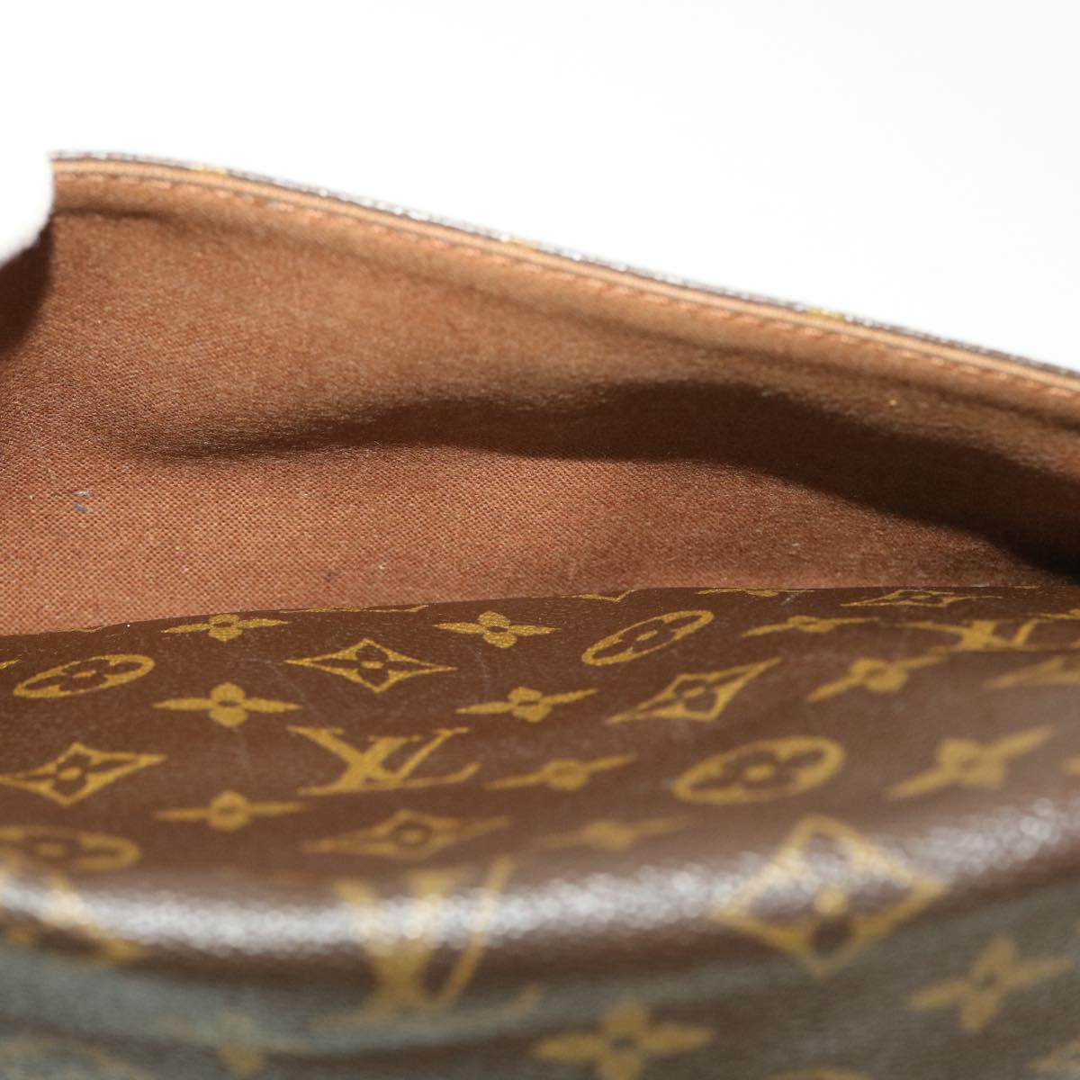 LOUIS VUITTON Monogram Gibeciere MM Shoulder Bag M42247 LV am4560