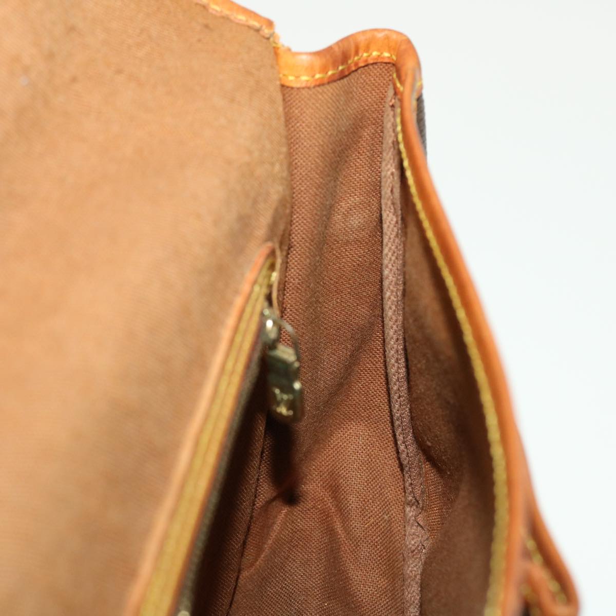 LOUIS VUITTON Monogram Gibeciere MM Shoulder Bag M42247 LV am4560