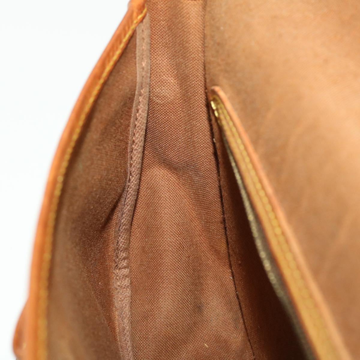 LOUIS VUITTON Monogram Gibeciere MM Shoulder Bag M42247 LV am4560