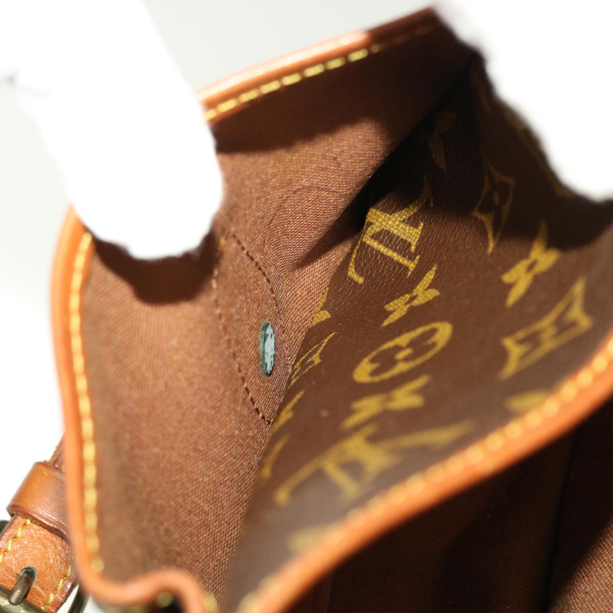 LOUIS VUITTON Monogram Gibeciere MM Shoulder Bag M42247 LV am4560