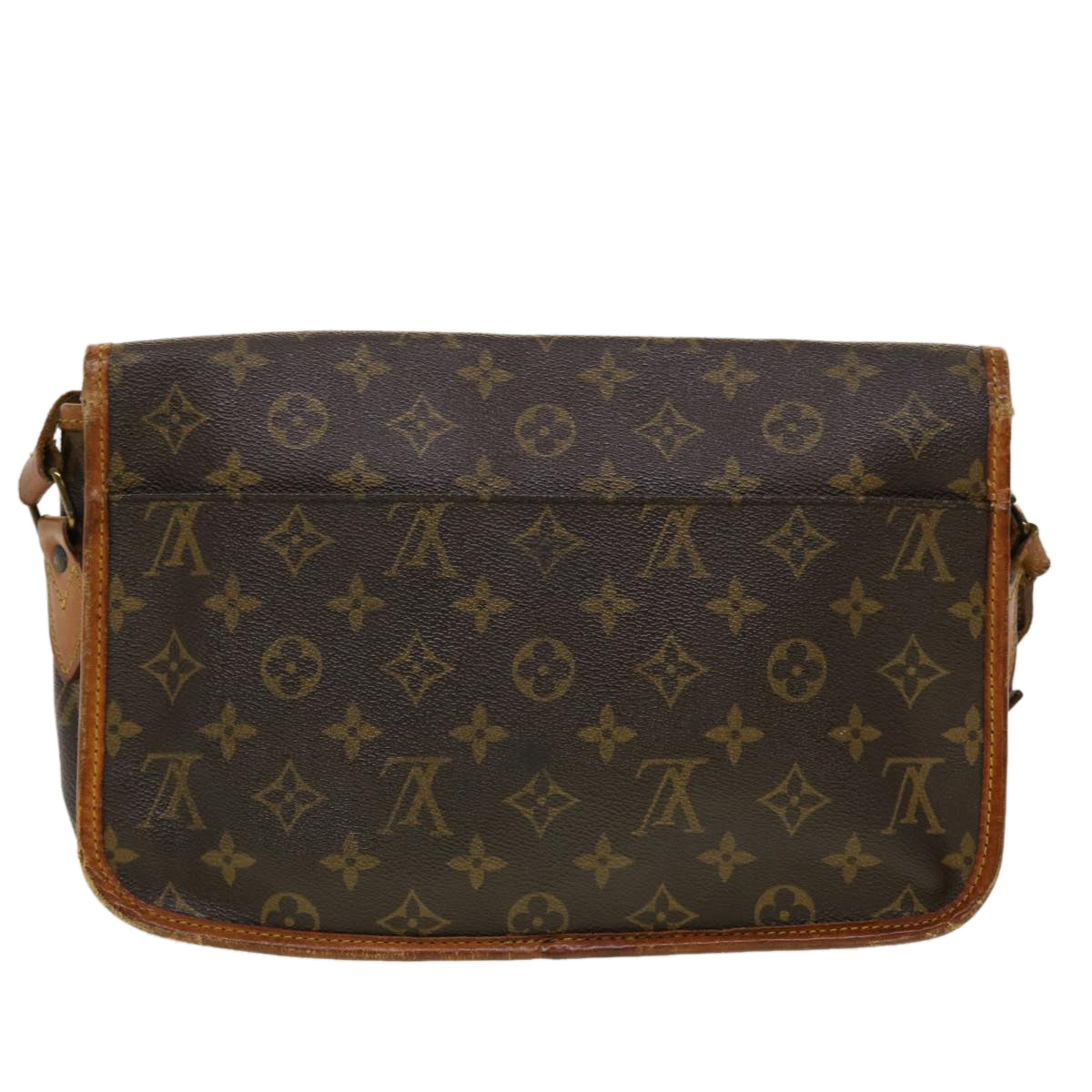 LOUIS VUITTON Monogram Gibeciere MM Shoulder Bag M42247 LV am4560