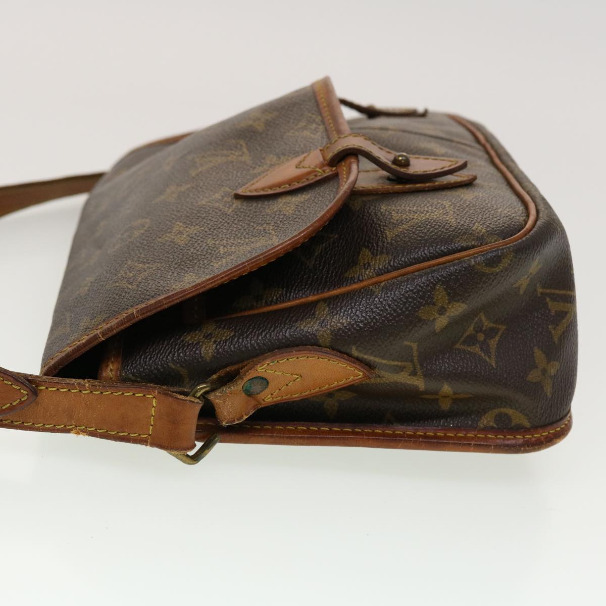 LOUIS VUITTON Monogram Gibeciere MM Shoulder Bag M42247 LV am4560