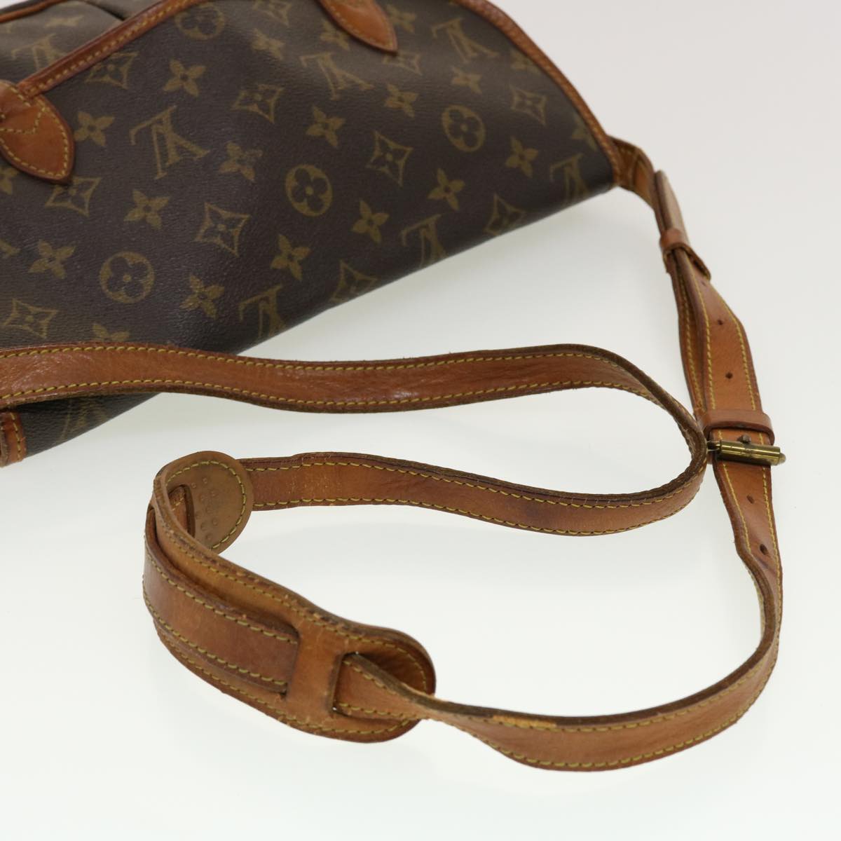 LOUIS VUITTON Monogram Gibeciere MM Shoulder Bag M42247 LV am4560