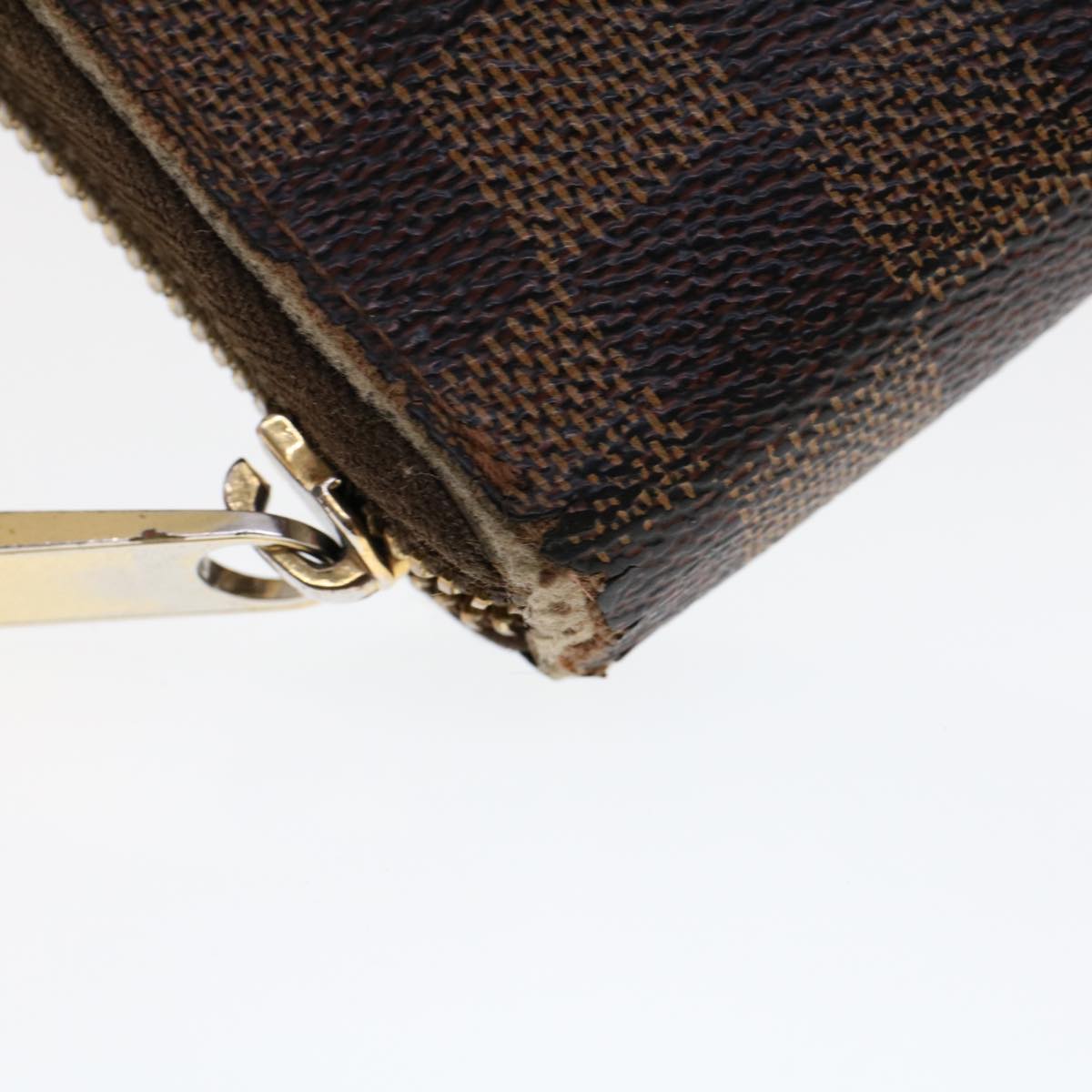 LOUIS VUITTON Damier Ebene Azur Zippy Wallet Long Wallet 2Set LV am4572