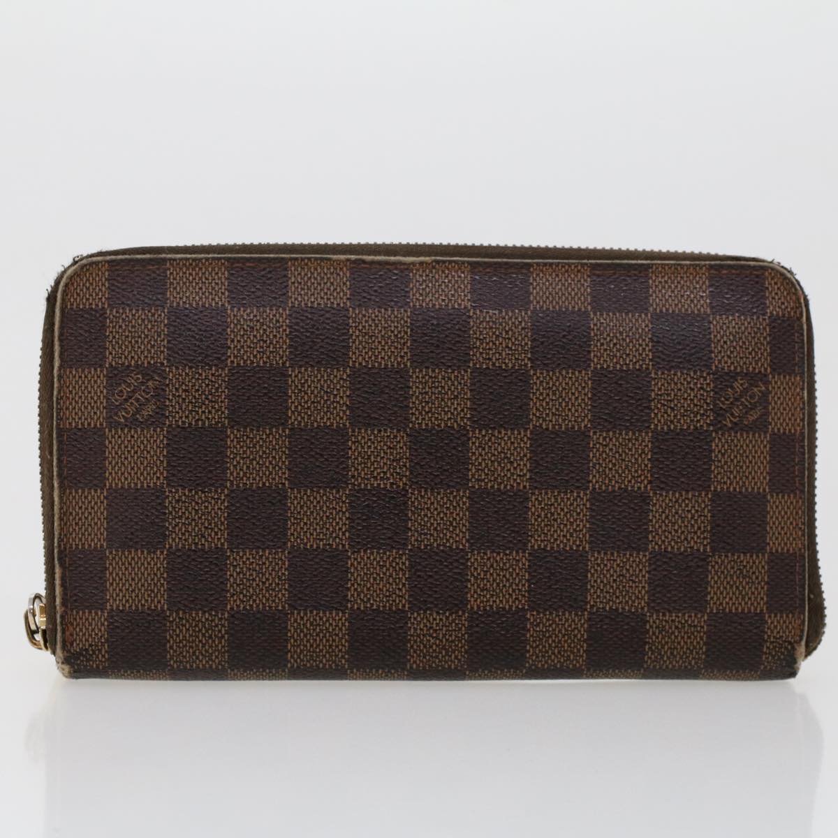 LOUIS VUITTON Damier Ebene Azur Zippy Wallet Long Wallet 2Set LV am4572