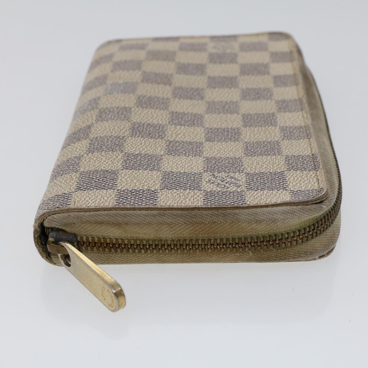 LOUIS VUITTON Damier Ebene Azur Zippy Wallet Long Wallet 2Set LV am4572