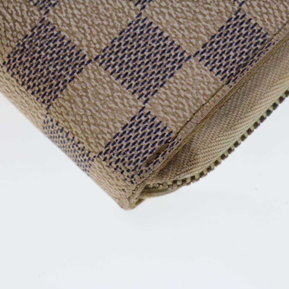 LOUIS VUITTON Damier Ebene Azur Zippy Wallet Long Wallet 2Set LV am4572