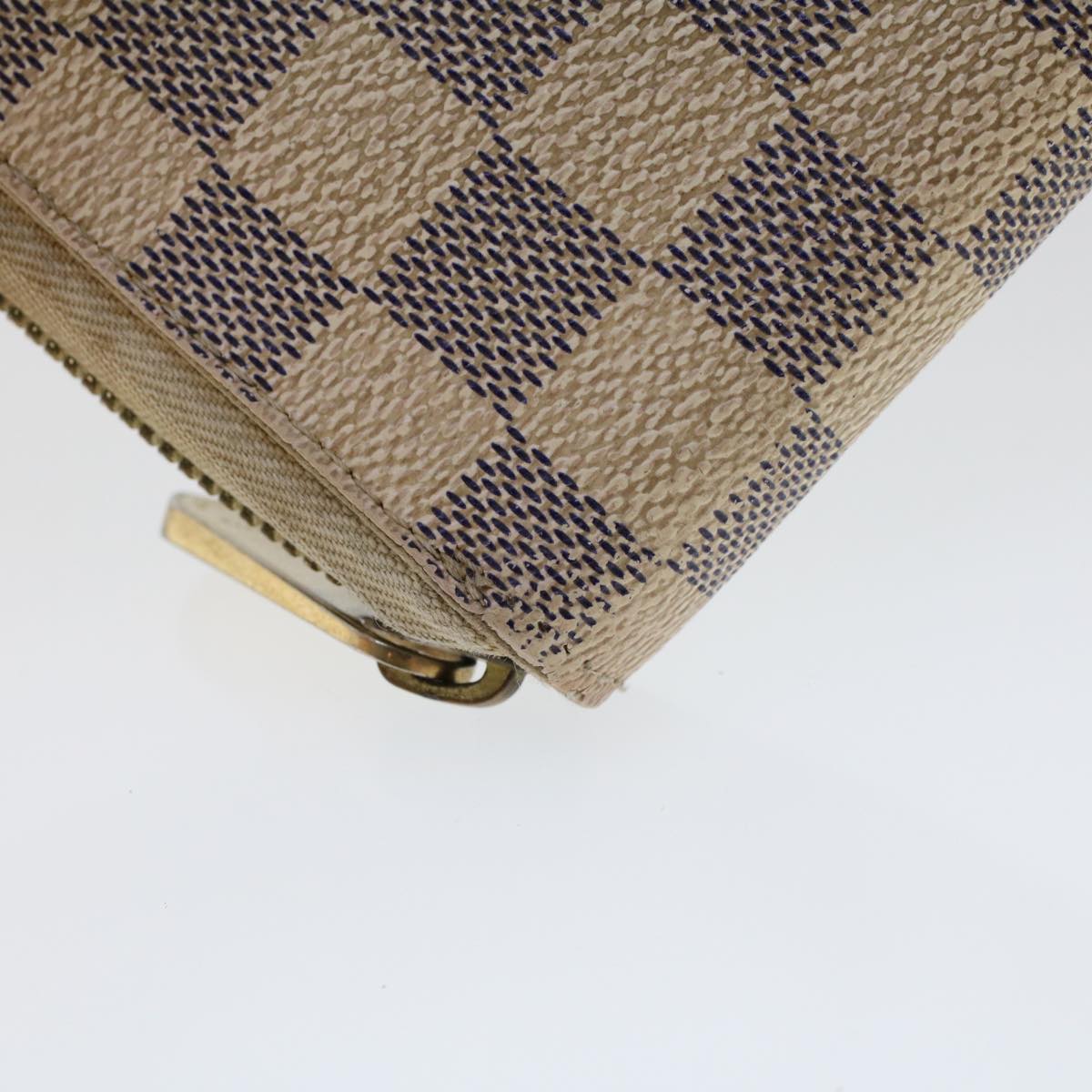 LOUIS VUITTON Damier Ebene Azur Zippy Wallet Long Wallet 2Set LV am4572