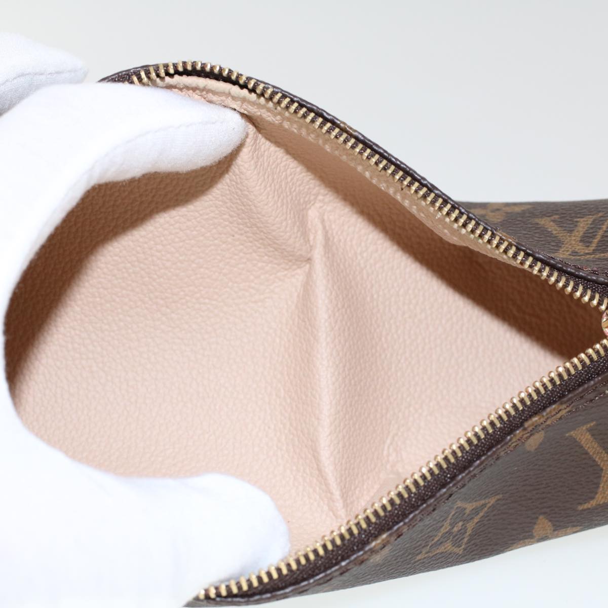 LOUIS VUITTON Monogram Trousse Rondo Pouch M47630 LV am4585