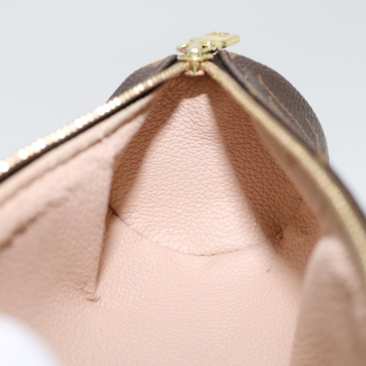 LOUIS VUITTON Monogram Trousse Rondo Pouch M47630 LV am4585