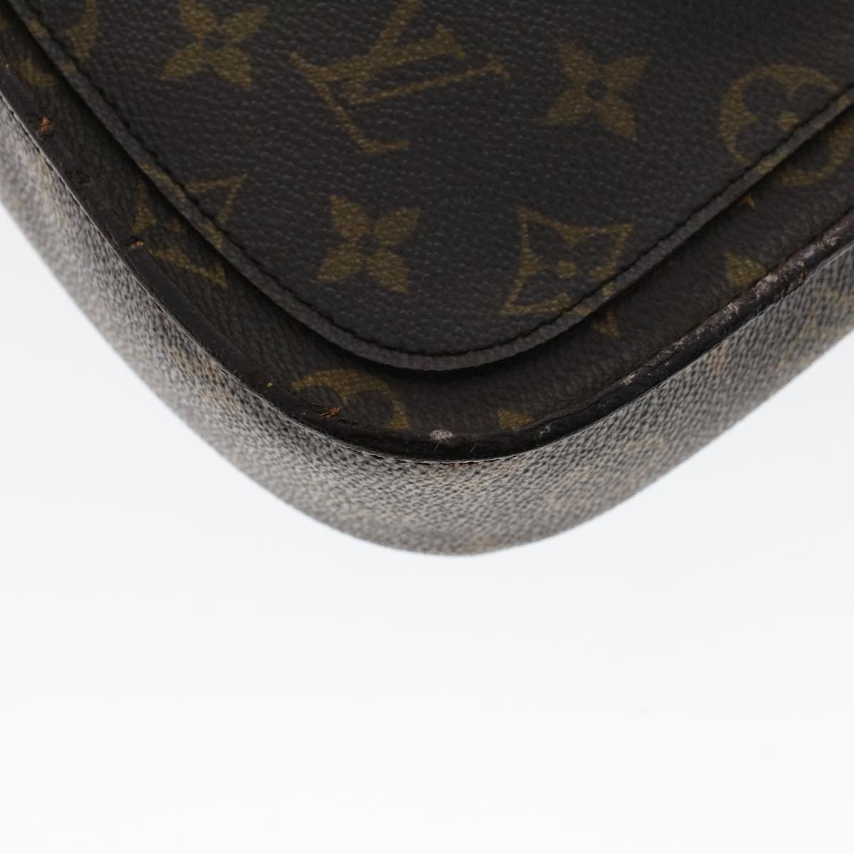 LOUIS VUITTON Monogram Saint Cloud MM Shoulder Bag M51243 LV am4600
