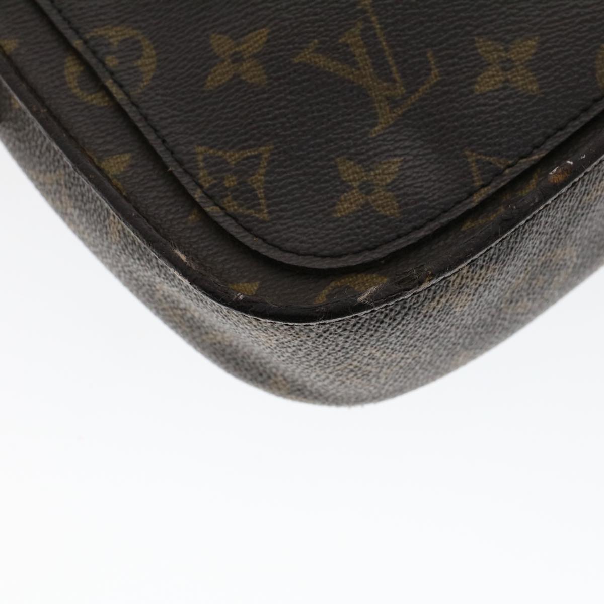 LOUIS VUITTON Monogram Saint Cloud MM Shoulder Bag M51243 LV am4600