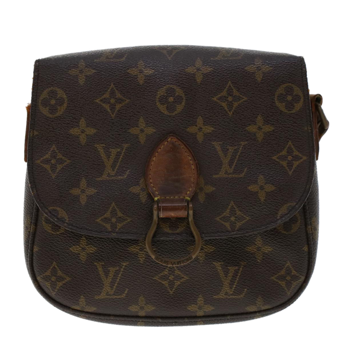LOUIS VUITTON Monogram Saint Cloud MM Shoulder Bag M51243 LV am4600