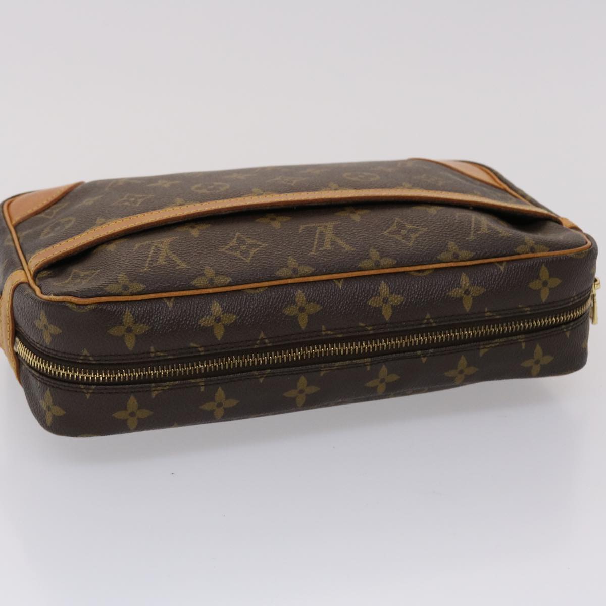 LOUIS VUITTON Monogram Compiegne 28 Clutch Bag M51845 LV am4605