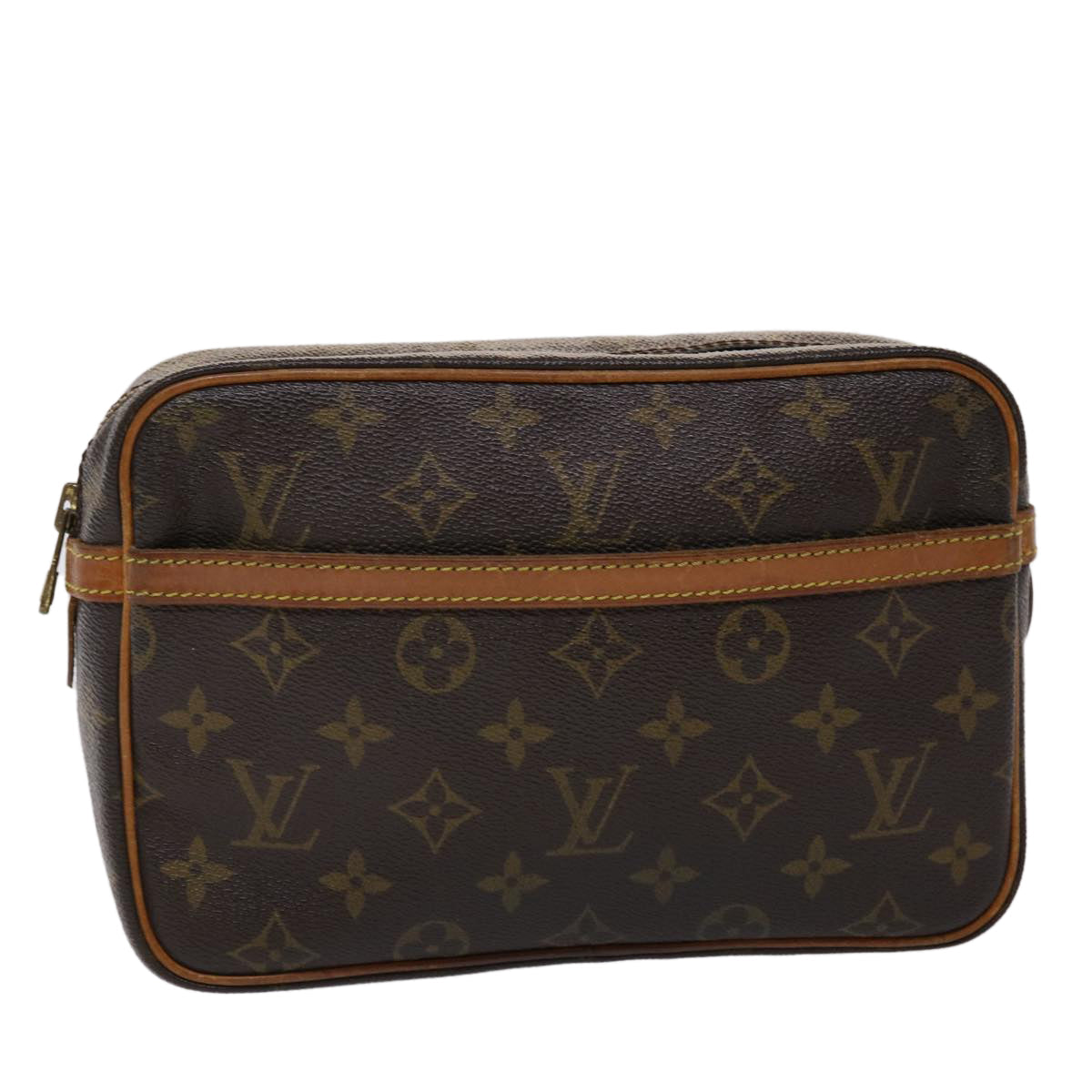 LOUIS VUITTON Monogram Compiegne 23 Clutch Bag M51847 LV am4606
