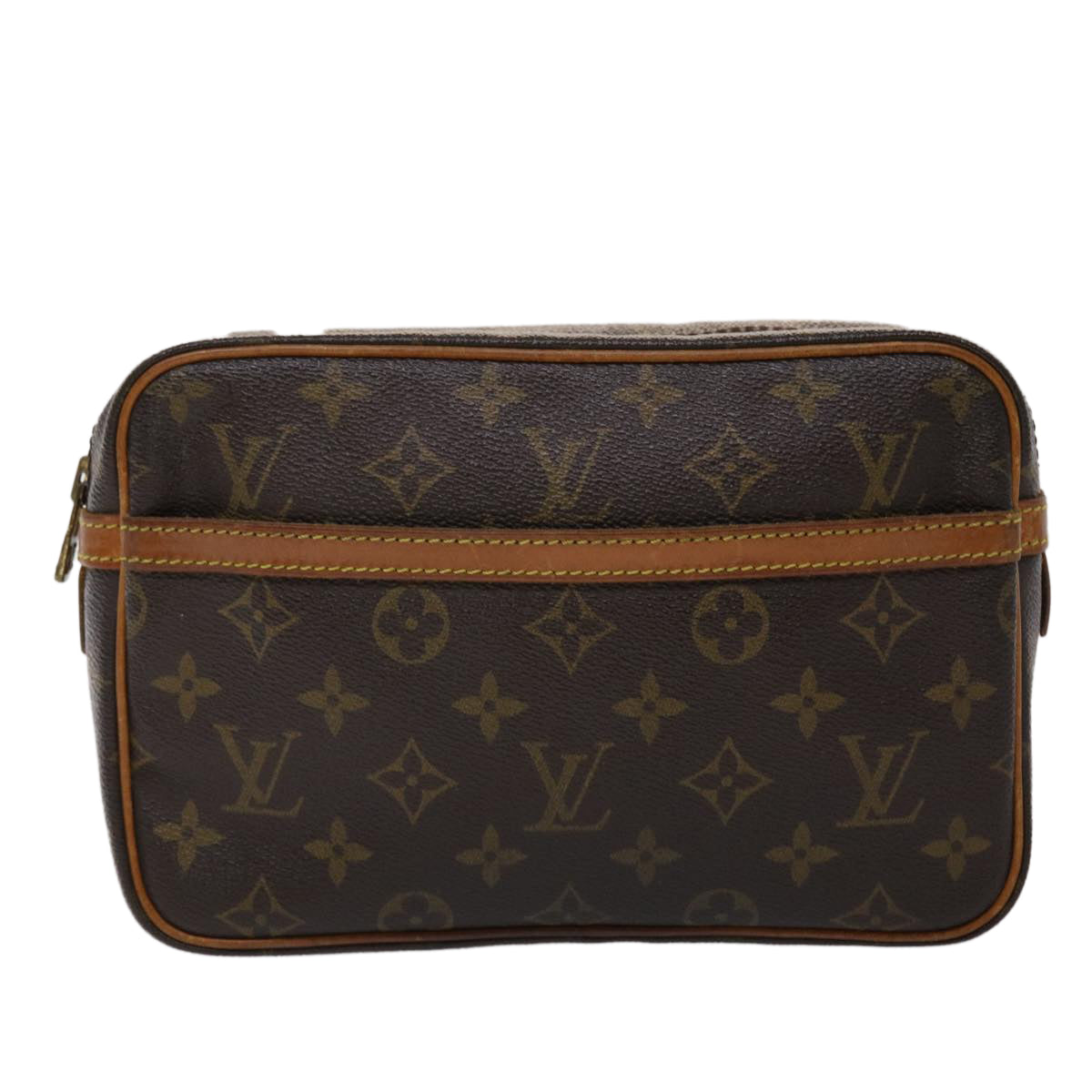 LOUIS VUITTON Monogram Compiegne 23 Clutch Bag M51847 LV am4606