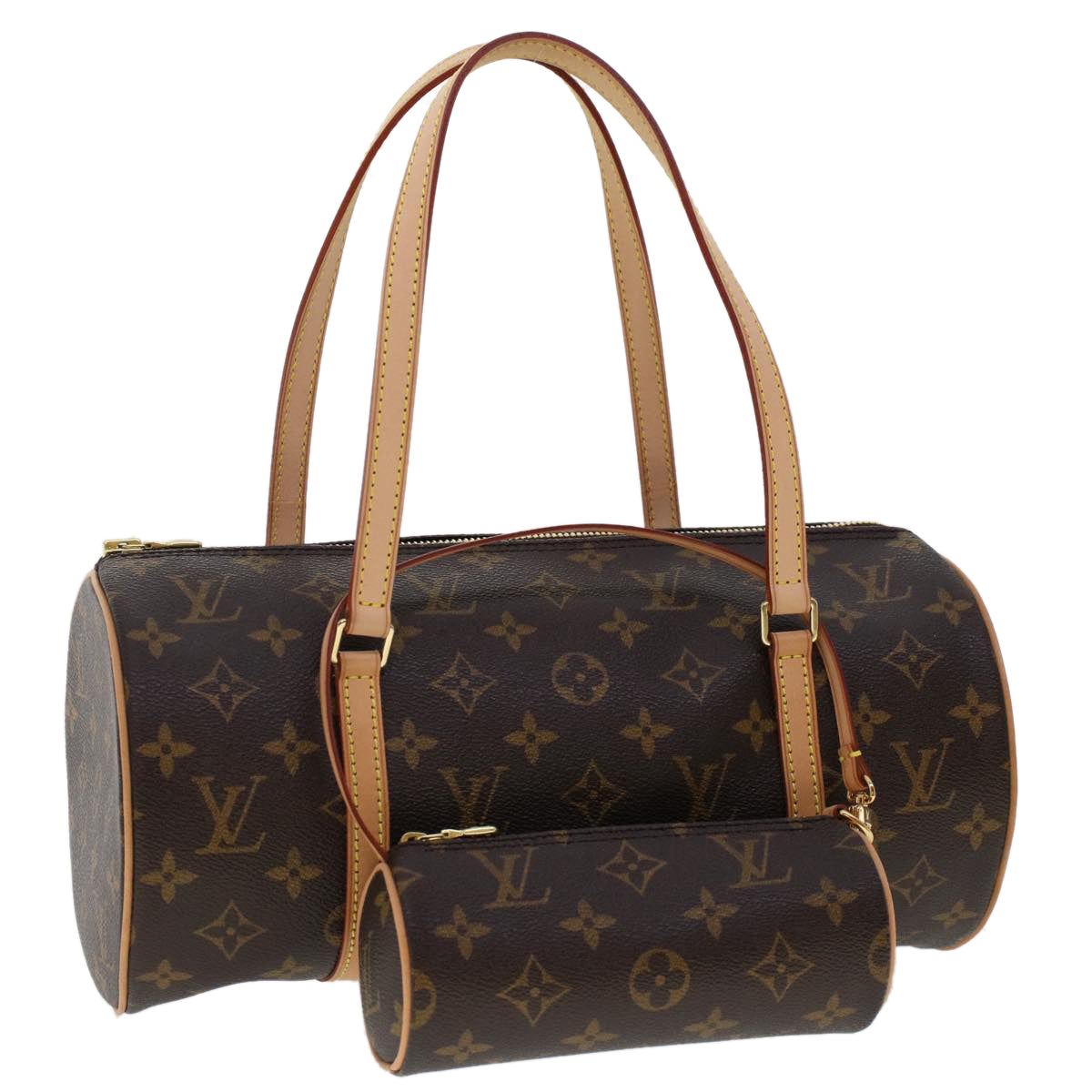 LOUIS VUITTON Monogram Papillon 30 Hand Bag M51385 LV am4618