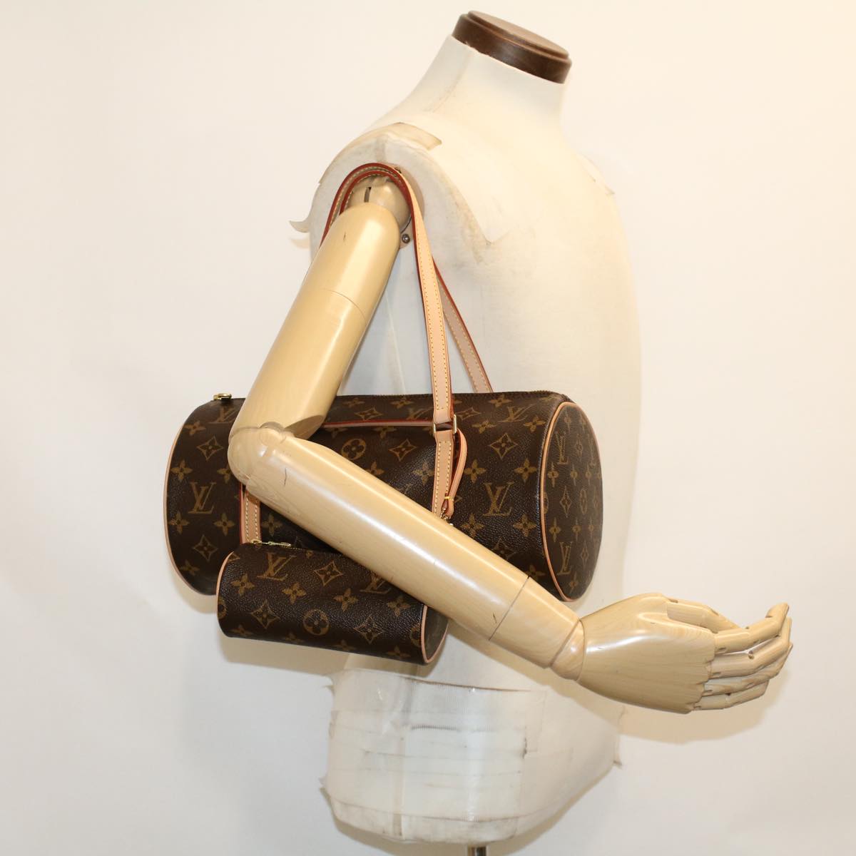 LOUIS VUITTON Monogram Papillon 30 Hand Bag M51385 LV am4618