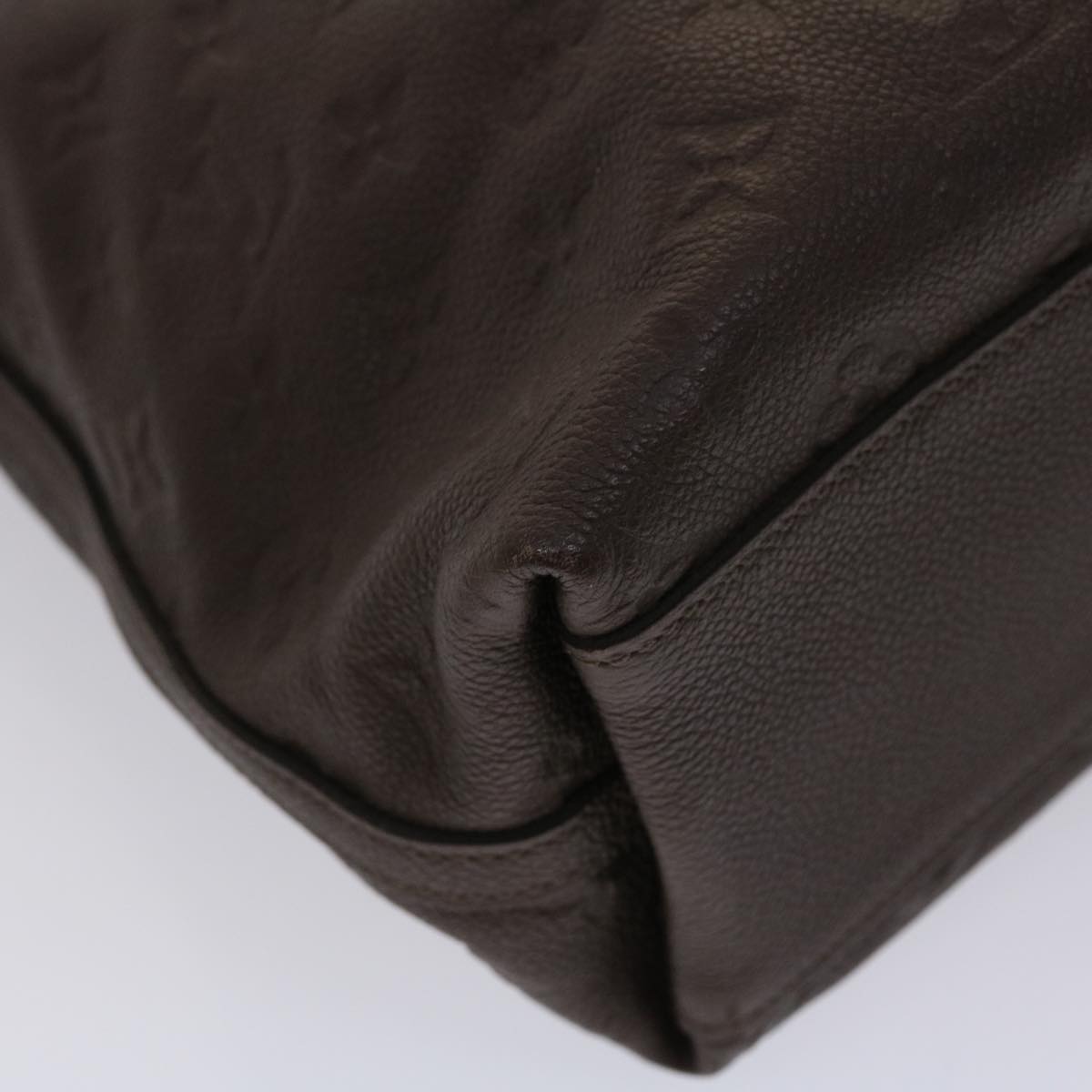 LOUIS VUITTON Monogram Empreinte Bastille MM Hand Bag 2way Brown M41165 am4619