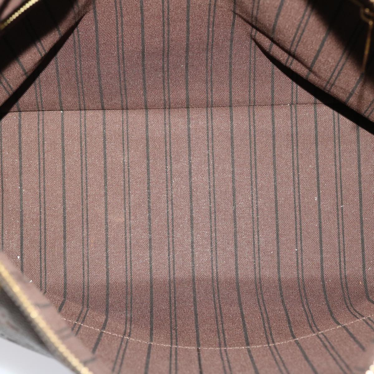 LOUIS VUITTON Monogram Empreinte Bastille MM Hand Bag 2way Brown M41165 am4619