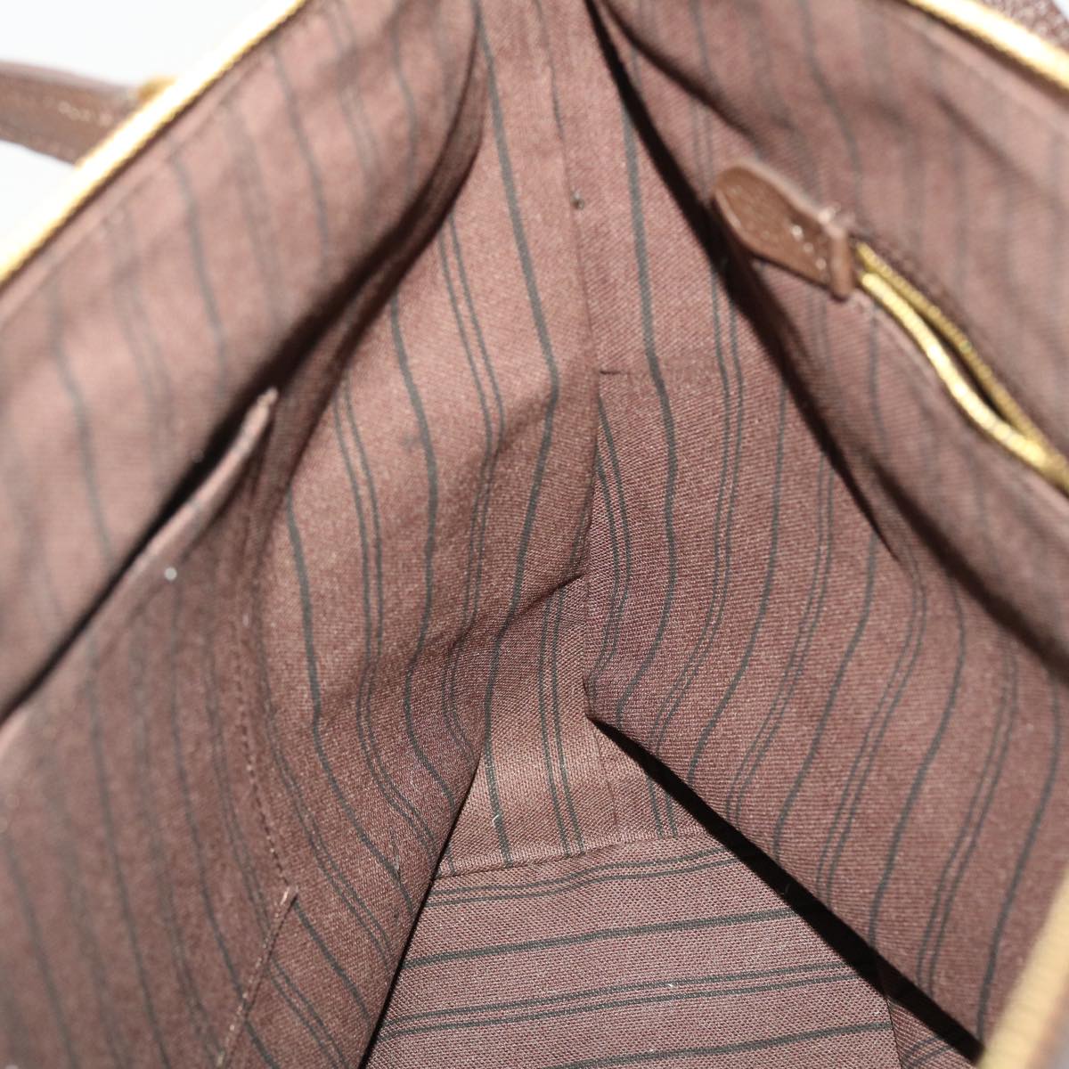 LOUIS VUITTON Monogram Empreinte Bastille MM Hand Bag 2way Brown M41165 am4619