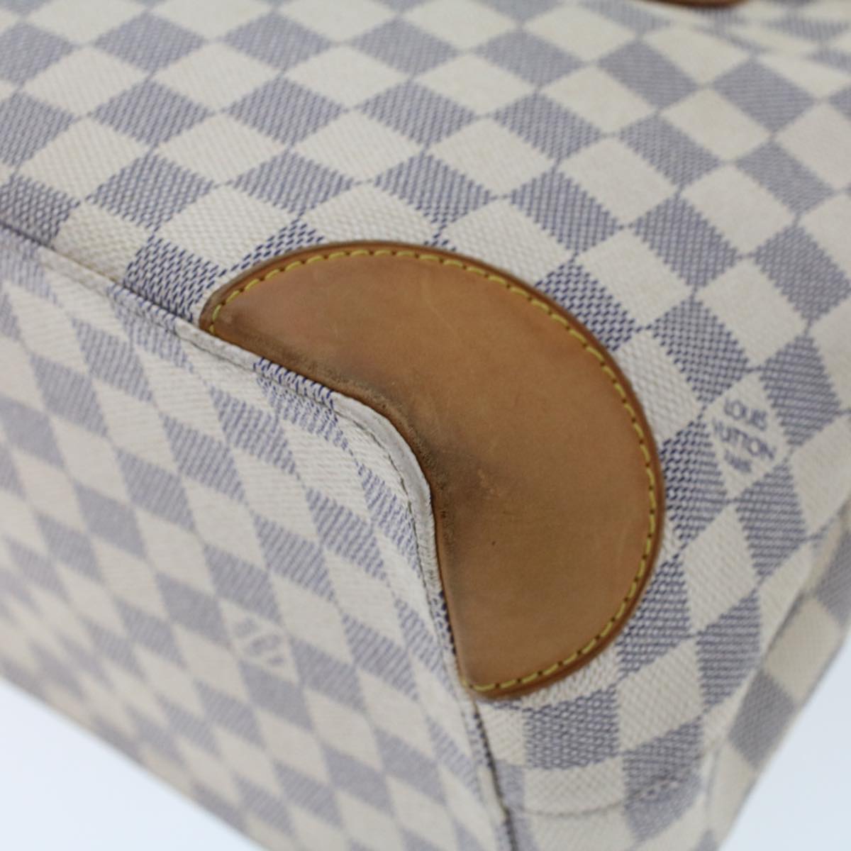 LOUIS VUITTON Damier Azur Hampstead MM Tote Bag N51206 LV am4624