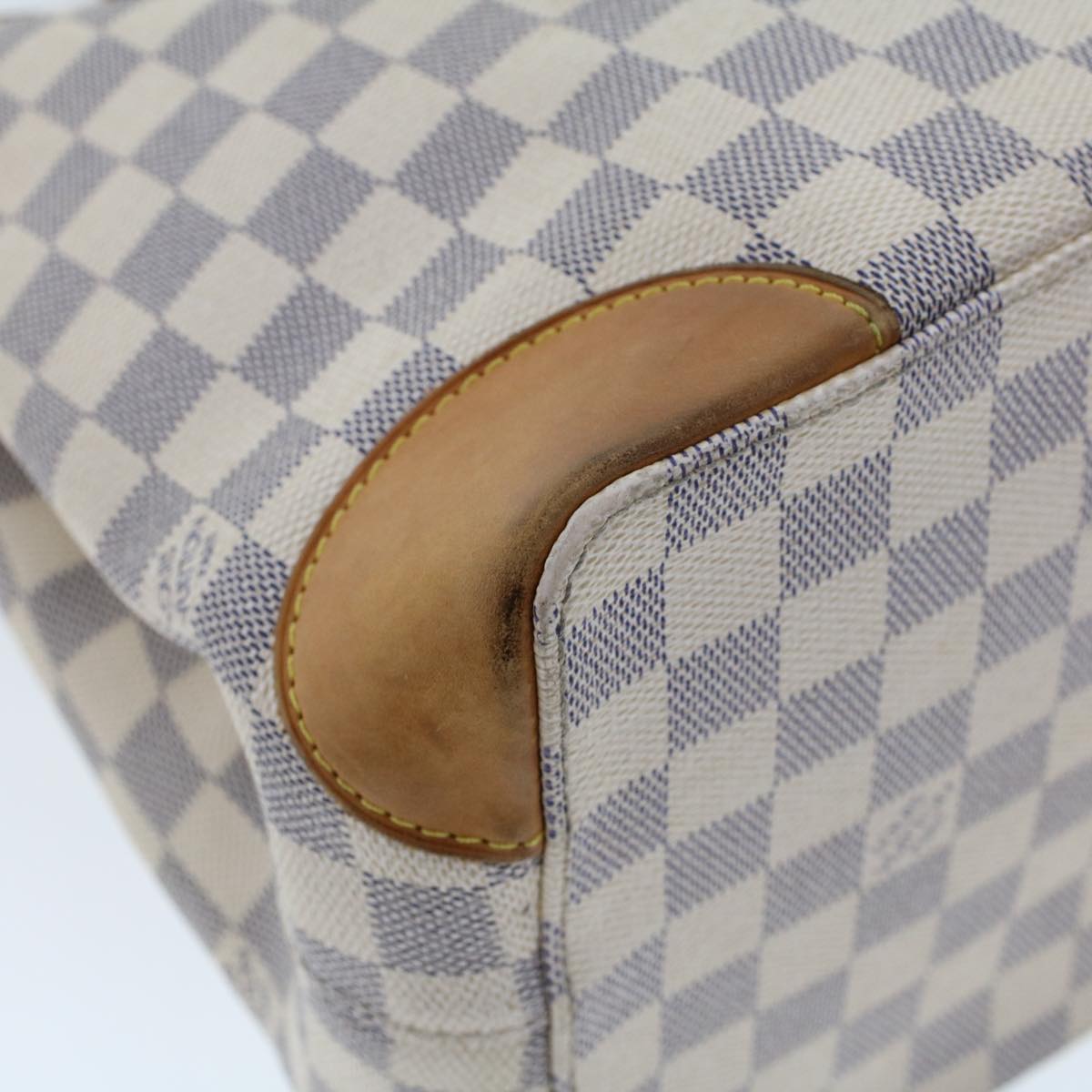 LOUIS VUITTON Damier Azur Hampstead MM Tote Bag N51206 LV am4624