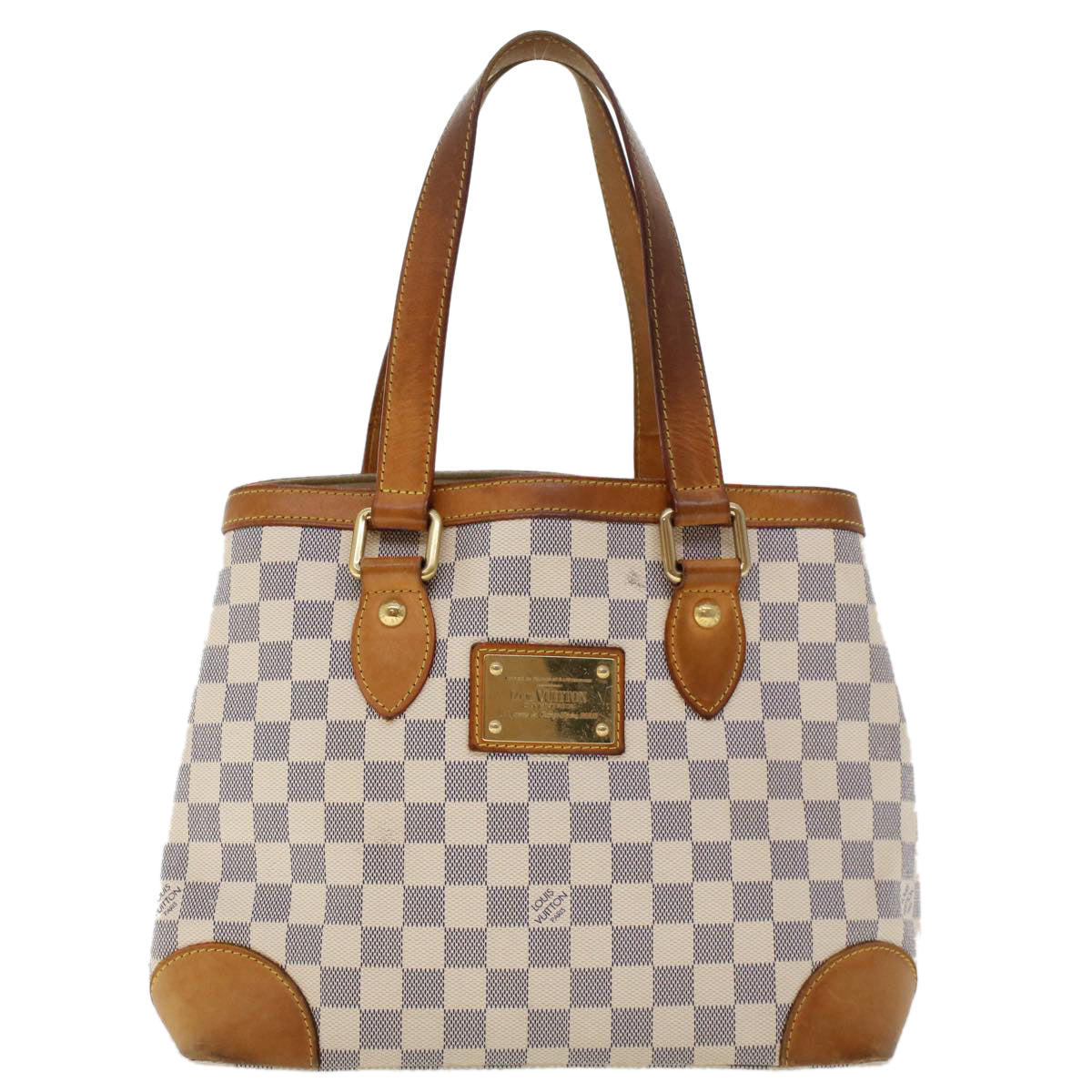 LOUIS VUITTON Damier Azur Hampstead MM Tote Bag N51206 LV am4624