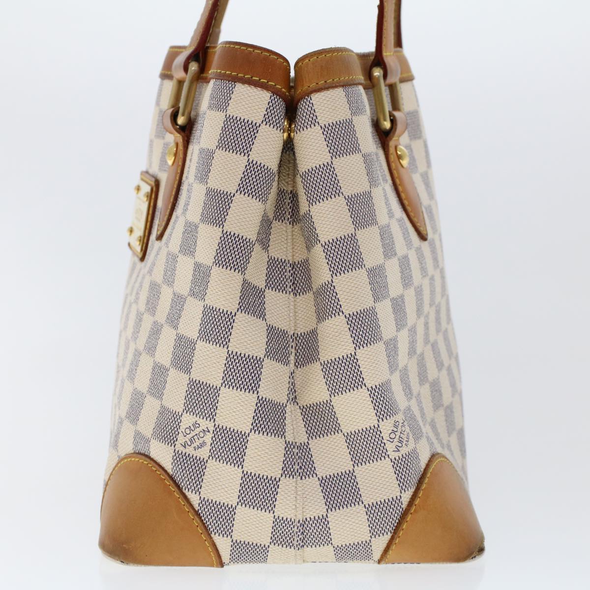 LOUIS VUITTON Damier Azur Hampstead MM Tote Bag N51206 LV am4624