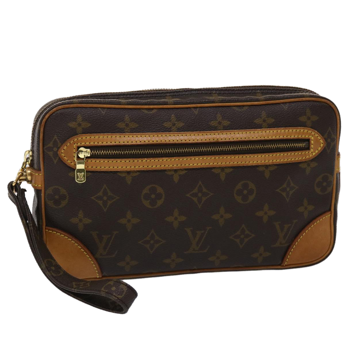 LOUIS VUITTON Monogram Marly Dragonne GM Clutch Bag M51825 LV am4625
