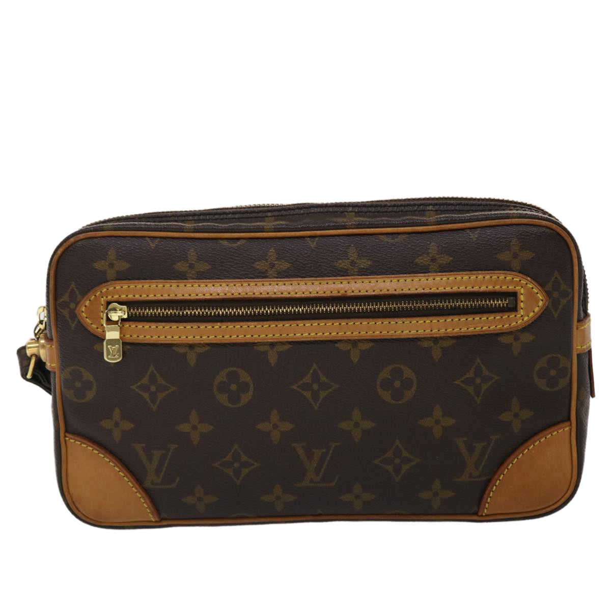 LOUIS VUITTON Monogram Marly Dragonne GM Clutch Bag M51825 LV am4625