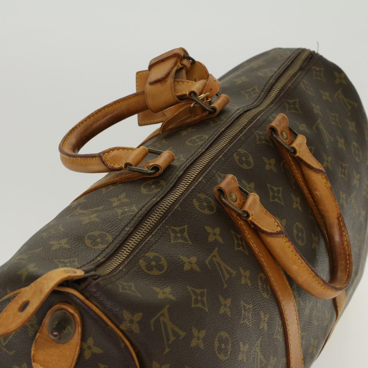LOUIS VUITTON Monogram Keepall 45 Boston Bag M41428 LV am4631